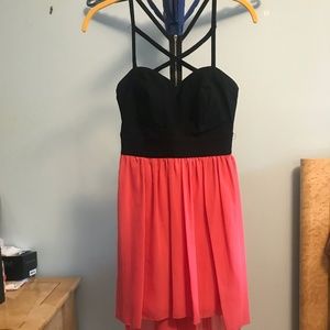Windsor Hi-Lo Strappy Cocktail Dress